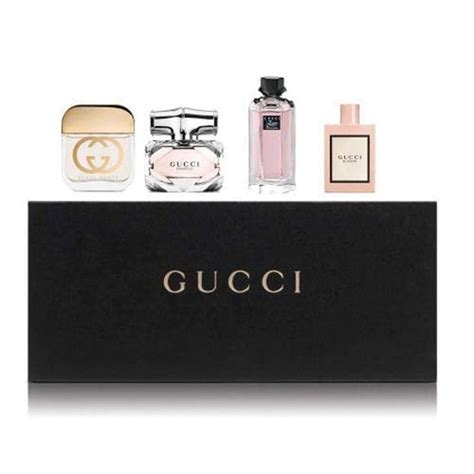 gucci womens 4 piece mini set 5ml|Gucci discovery mini gift set.